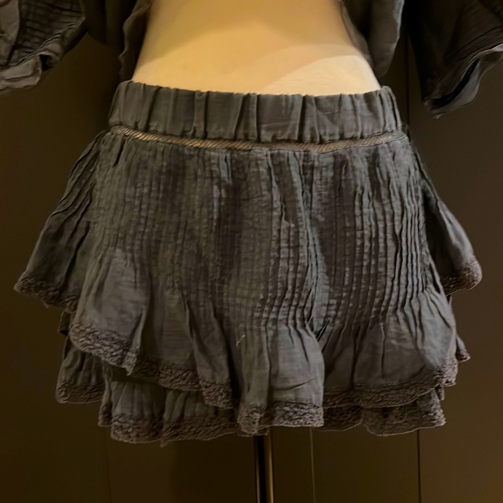 Isabel Marant, size 38, blue 100% cotton skort